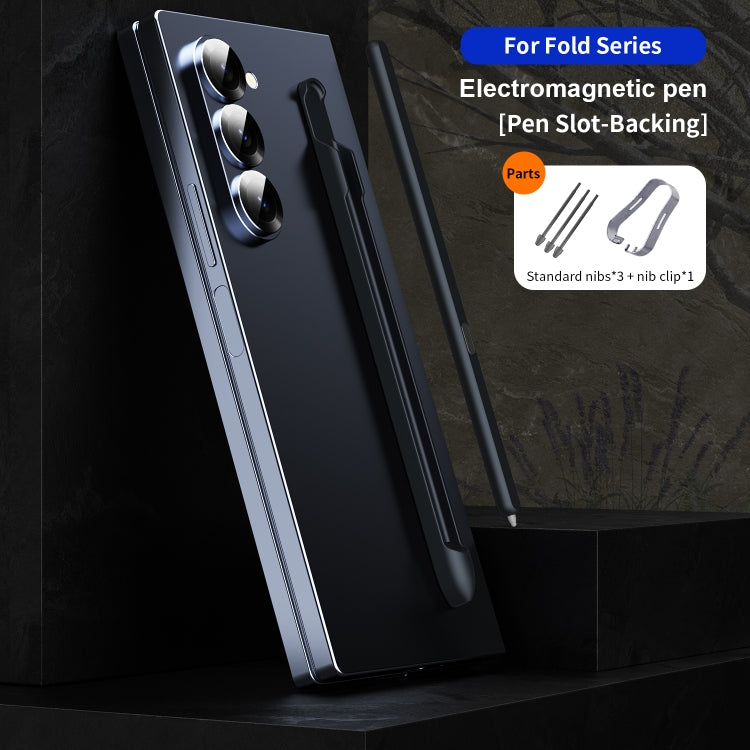 For Samsung Galaxy Z Fold6 / 5 / 4 / 3 Electromagnetic Stylus Pen with Pen Slot(Black) - Stylus Pen by buy2fix | Online Shopping UK | buy2fix
