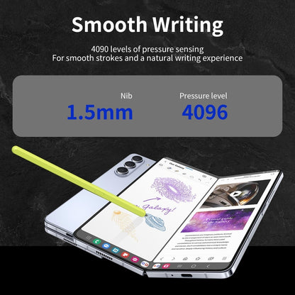 For Samsung Galaxy Z Fold6 / 5 / 4 / 3 Electromagnetic Stylus Pen with Pen Slot(Yellow Green) - Stylus Pen by buy2fix | Online Shopping UK | buy2fix