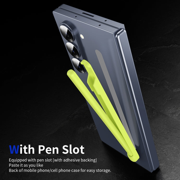 For Samsung Galaxy Z Fold6 / 5 / 4 / 3 Electromagnetic Stylus Pen with Pen Slot(Yellow Green) - Stylus Pen by buy2fix | Online Shopping UK | buy2fix