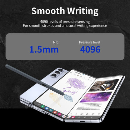 For Samsung Galaxy Z Fold6 / 5 / 4 / 3 Electromagnetic Stylus Pen with Pen Slot(Grey) - Stylus Pen by buy2fix | Online Shopping UK | buy2fix