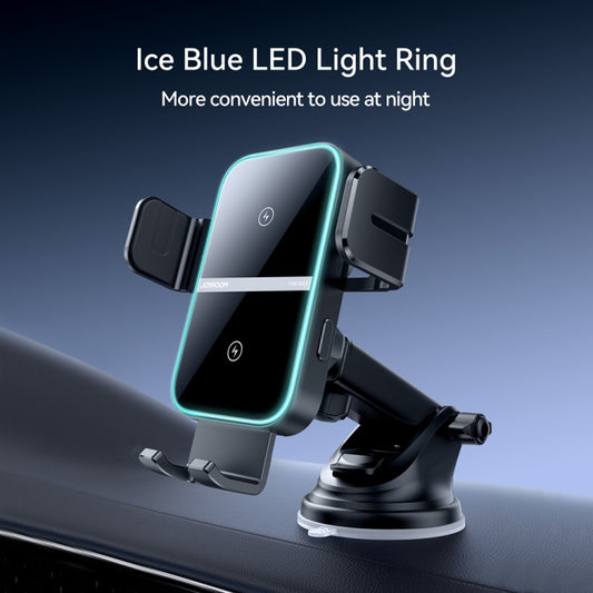 JOYROOM JR-ZS246S Car Instrument Platform Wireless Charger Phone Holder(Black) by JOYROOM