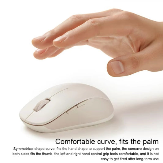 Original Xiaomi XMSMSB01YM 1200DPI Bluetooth Dual Mode Wireless Mouse 2(Beige) by Xiaomi