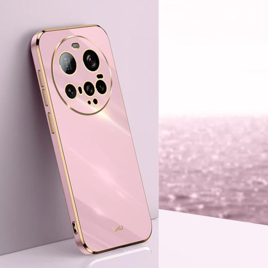 For Xiaomi 15 Ultra XINLI Straight Edge 6D Electroplate TPU Phone Case(Cherry Purple)