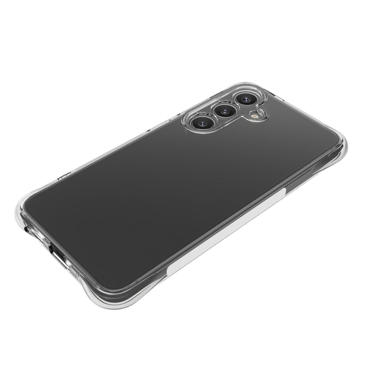 For Samsung Galaxy S25 5G Shockproof Non-slip Thickening TPU Phone Case(Transparent) by buy2fix