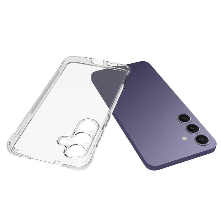 For Samsung Galaxy S25+ 5G Shockproof Non-slip Thickening TPU Phone Case(Transparent) by buy2fix