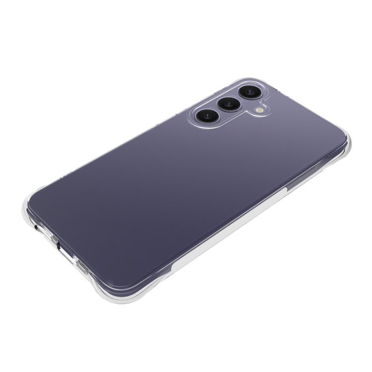 For Samsung Galaxy S25+ 5G Shockproof Non-slip Thickening TPU Phone Case(Transparent) by buy2fix