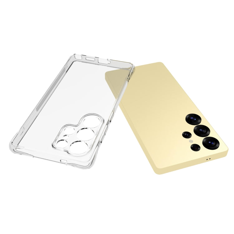 For Samsung Galaxy S25 Ultra 5G Shockproof Non-slip Thickening TPU Phone Case(Transparent) by buy2fix