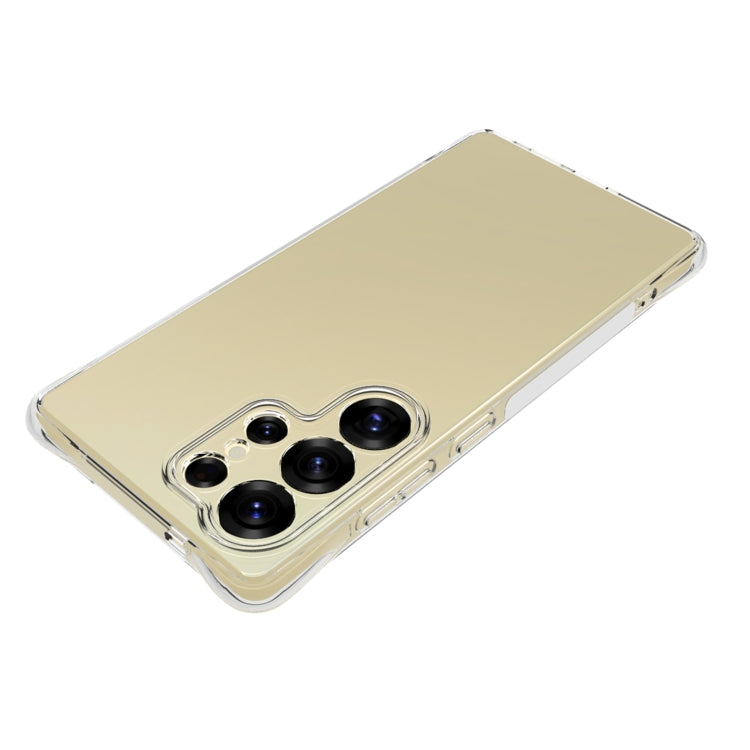 For Samsung Galaxy S25 Ultra 5G Shockproof Non-slip Thickening TPU Phone Case(Transparent) by buy2fix
