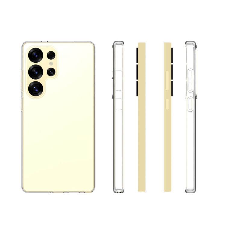 For Samsung Galaxy S25 Ultra 5G Waterproof Texture TPU Phone Case(Transparent) by buy2fix