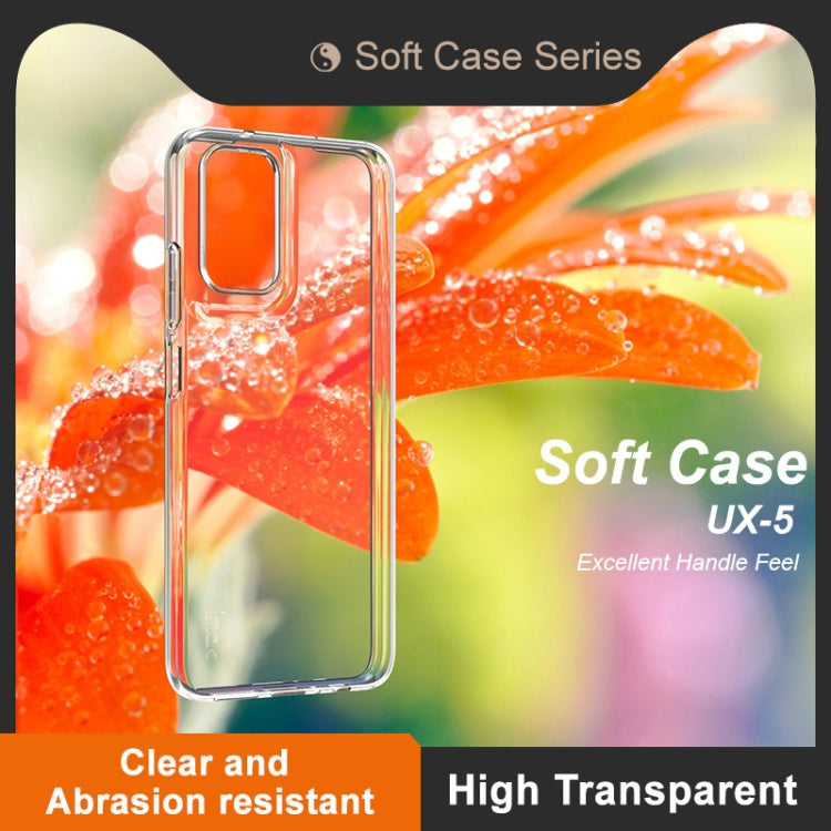 For Motorola Moto G35 5G IMAK UX-5 Series Transparent TPU Phone Case(Transparent) by imak