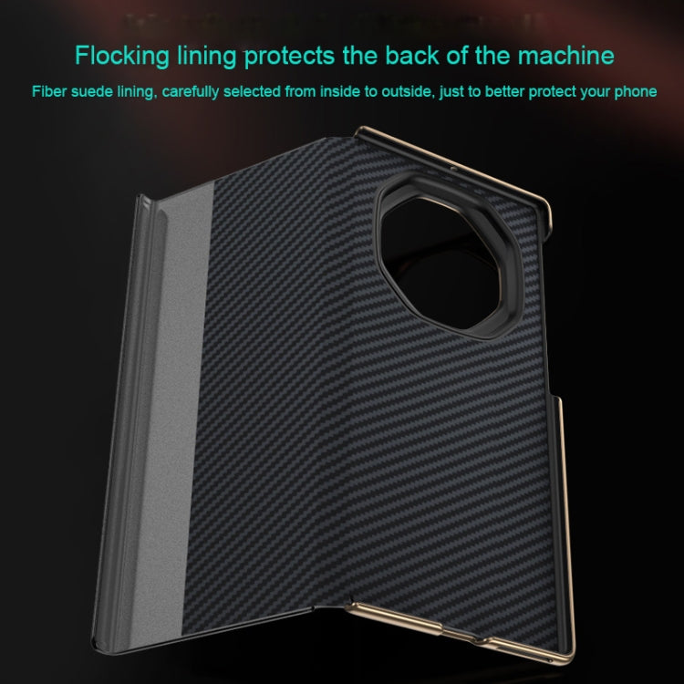 For Huawei Mate XT Ultimate Smart Side View Window Plain Leather Phone Case(Dark Red) - Huawei Cases by buy2fix | Online Shopping UK | buy2fix