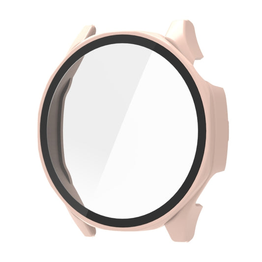 For Huawei Watch GT 5 46mm Tempered Glass Film Integrated PC Watch Protective Case(Pink) - Watch Cases by buy2fix | Online Shopping UK | buy2fix