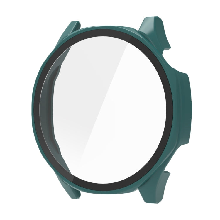 For Huawei Watch GT 5 46mm Tempered Glass Film Integrated PC Watch Protective Case(Green) - Watch Cases by buy2fix | Online Shopping UK | buy2fix