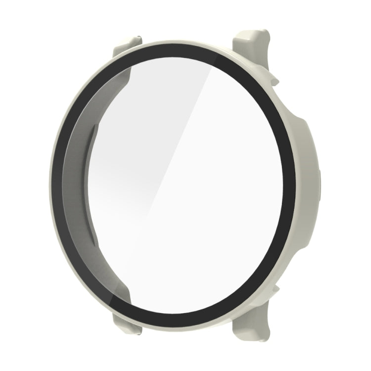 For Huawei Watch GT 5 41mm Tempered Glass Film Integrated PC Watch Protective Case(Ivory White) - Watch Cases by buy2fix | Online Shopping UK | buy2fix