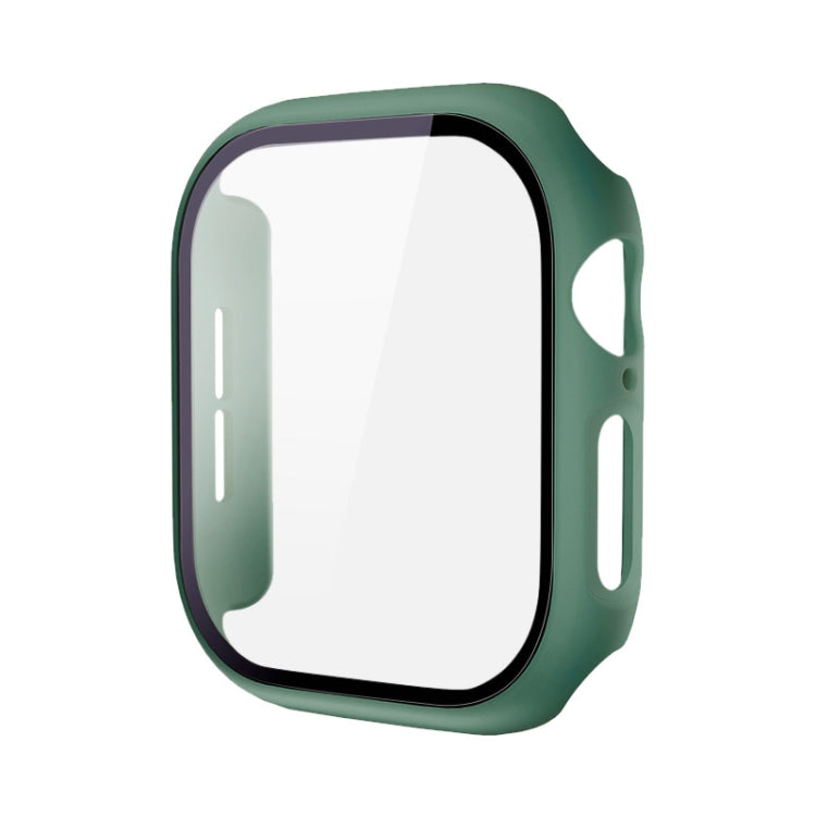 For Apple Watch Series 10 42mm imak Integrated Watch Case with Film(Green) - Watch Cases by imak | Online Shopping UK | buy2fix