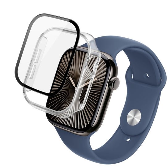 For Apple Watch Series 10/11 46mm imak Integrated Watch Case with Film(Transparent)