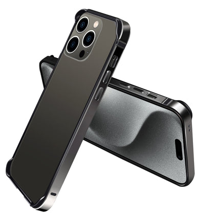 For iPhone 13 Pro TPU + Aluminum Alloy Frame Phone Case(Black) - iPhone 13 Pro Cases by buy2fix | Online Shopping UK | buy2fix