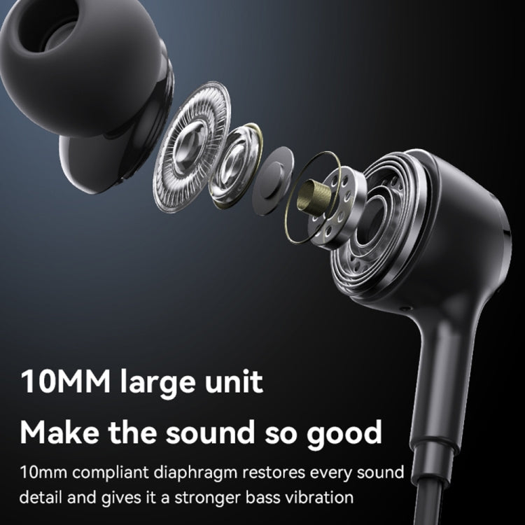 Yesido YH53 3.5mm In-Ear Wired Earphone, Length: 1.2m(Black) - In Ear Wired Earphone by Yesido | Online Shopping UK | buy2fix