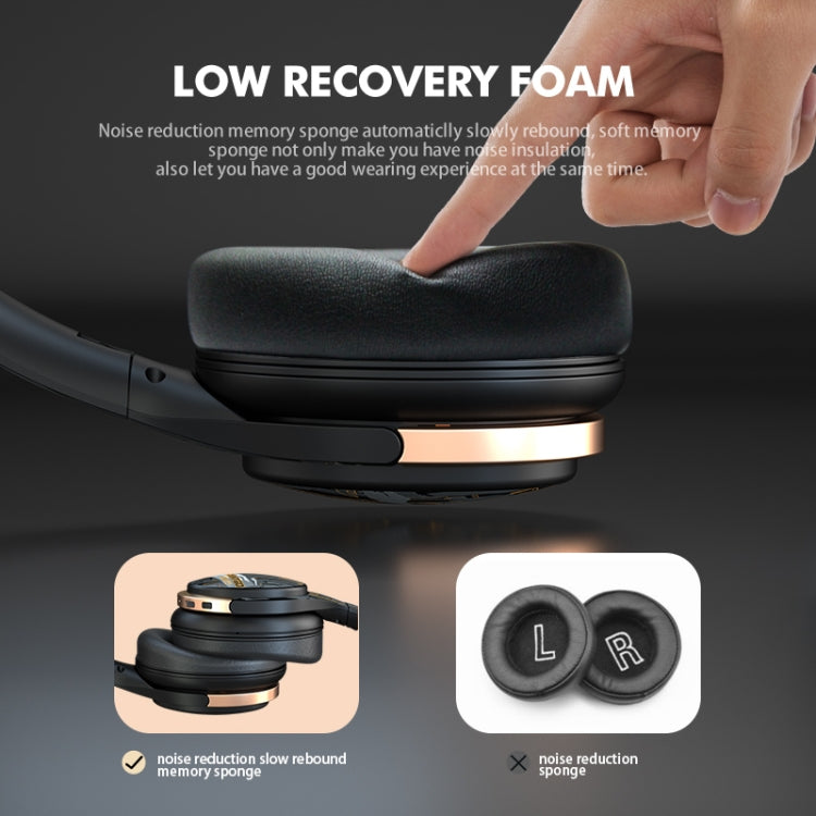 A6 ANC Gaming Studio Bluetooth Wireless Headphones(Beige) - Headset & Headphone by buy2fix | Online Shopping UK | buy2fix