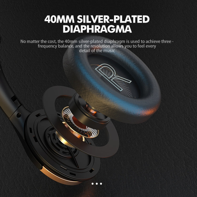 A6 ANC Gaming Studio Bluetooth Wireless Headphones(Beige) - Headset & Headphone by buy2fix | Online Shopping UK | buy2fix