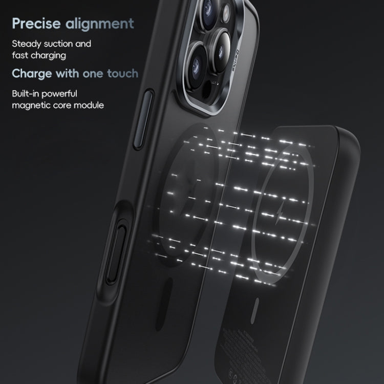 For iPhone 16 Pro Benks Skin Feel MagSafe Magnetic Shockproof Phone Case(Black) - iPhone 16 Pro Cases by Benks | Online Shopping UK | buy2fix