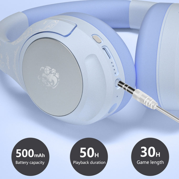 GT2 No Delay Game HiFi Bass Stereo Bluetooth Wireless Headphones(Blue) - Headset & Headphone by buy2fix | Online Shopping UK | buy2fix