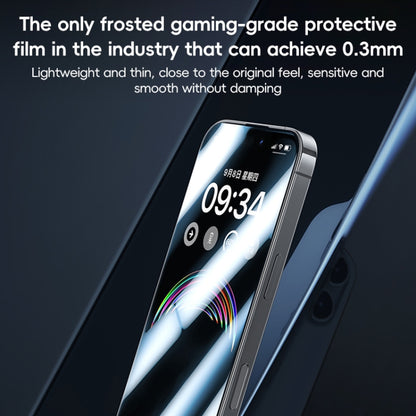 For iPhone 16 Benks Ice Sense Gaming Frosted Tempered Glass Film - iPhone 16 Tempered Glass by Benks | Online Shopping UK | buy2fix