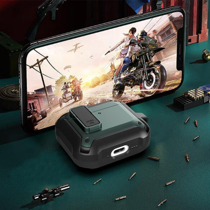 For AirPods Pro 3 Bumblebee Bluetooth Earphone Silicone Protective Cover(Navy Blue) - For AirPods Pro 3 by buy2fix | Online Shopping UK | buy2fix