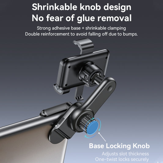 Yesido C250 Phone Clamp Holder For Car Floating Screen(Black) by Yesido