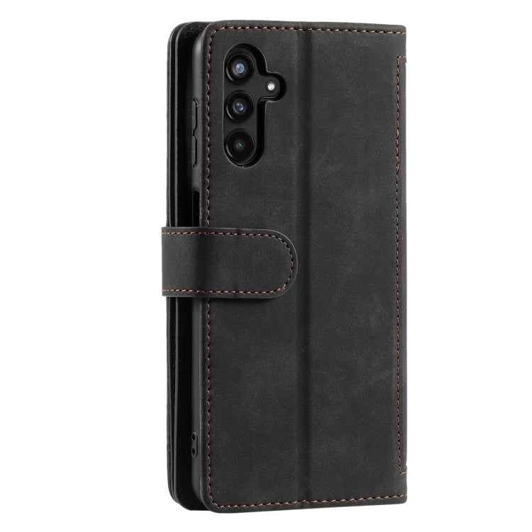 For Samsung Galaxy S25 5G Nine Card Zipper Bag Leather Phone Case with Lanyard(Black) by buy2fix