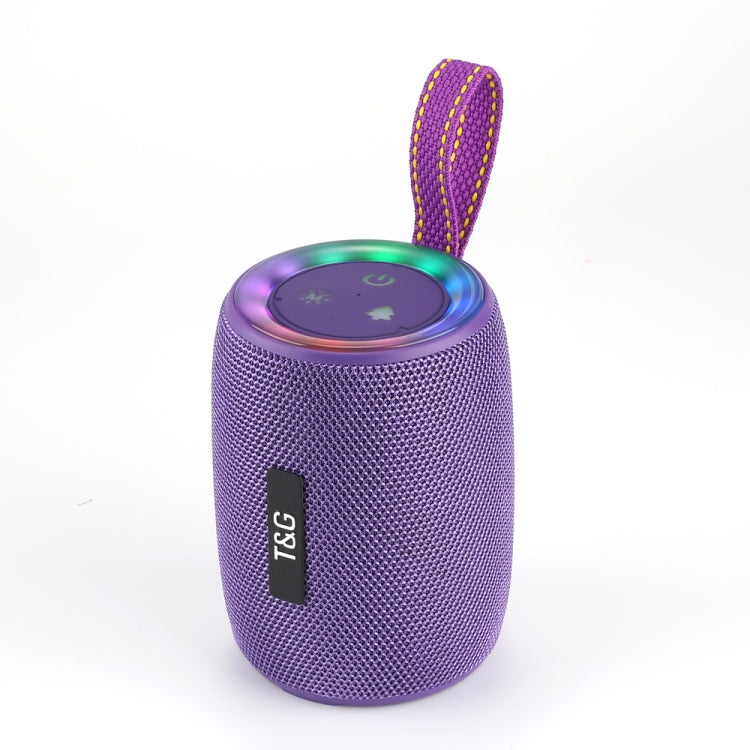 T&G TG434 Outdoor Portable Wireless Bluetooth Speaker(Purple) - Desktop Speaker by T&G | Online Shopping UK | buy2fix