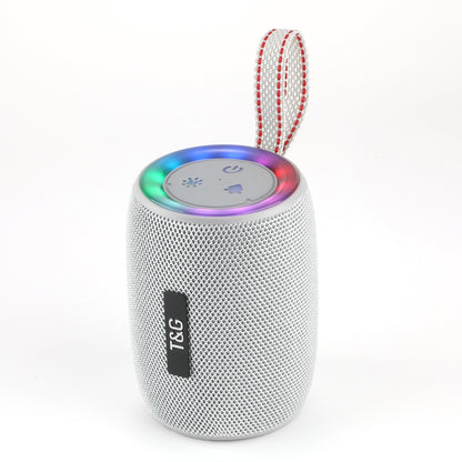 T&G TG434 Outdoor Portable Wireless Bluetooth Speaker(Silver) - Desktop Speaker by T&G | Online Shopping UK | buy2fix