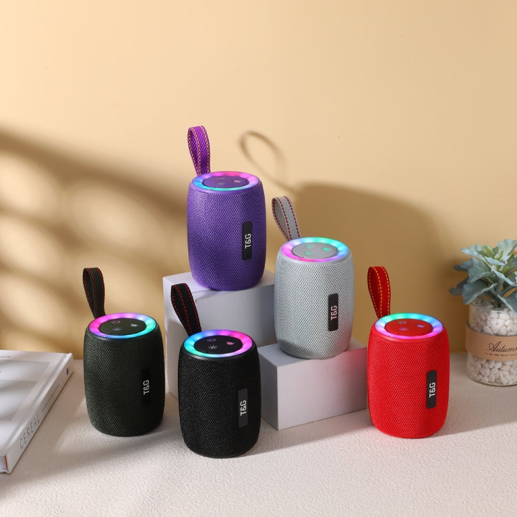 T&G TG434 Outdoor Portable Wireless Bluetooth Speaker(Purple) - Desktop Speaker by T&G | Online Shopping UK | buy2fix