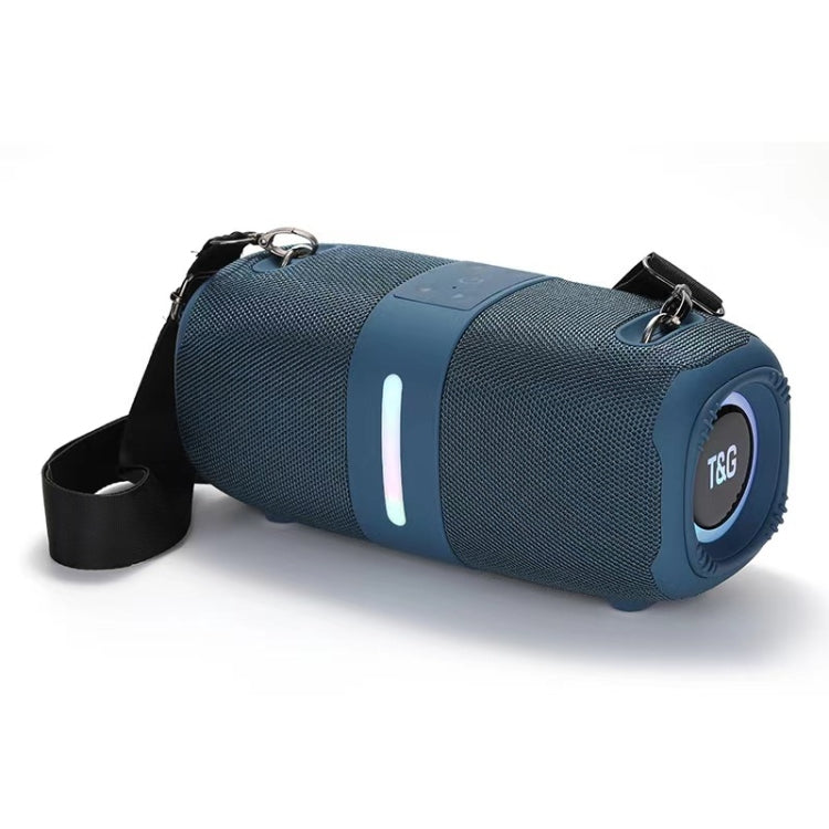 T&G TG669 Outdoor Portable TWS Colorful Wireless Bluetooth Speaker(Blue) - Desktop Speaker by T&G | Online Shopping UK | buy2fix