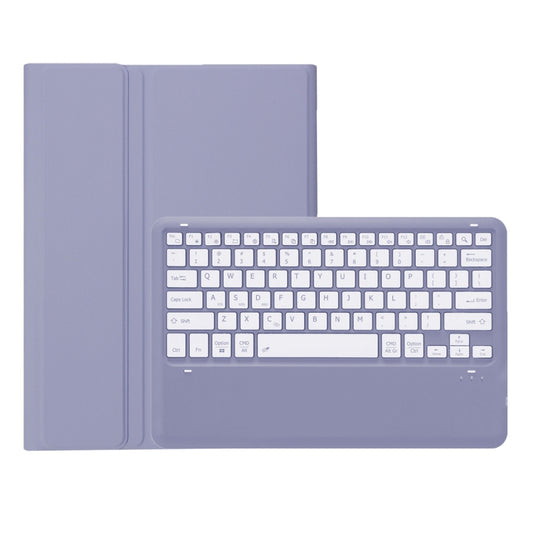 For Huawei MatePad Air 12 2024 Ultra-thin Detachable Bluetooth Keyboard Leather Tablet Case(Lavender White) - Huawei Keyboard by buy2fix | Online Shopping UK | buy2fix