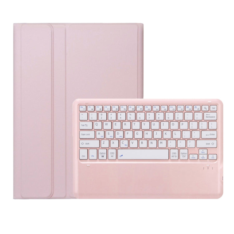 For Huawei MatePad Pro 12.2 Ultra-thin Detachable Bluetooth Keyboard Leather Tablet Case(Pink White) by buy2fix