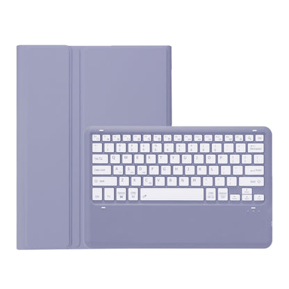 For Huawei MatePad Pro 12.2 Ultra-thin Detachable Bluetooth Keyboard Leather Tablet Case(Lavender White) by buy2fix