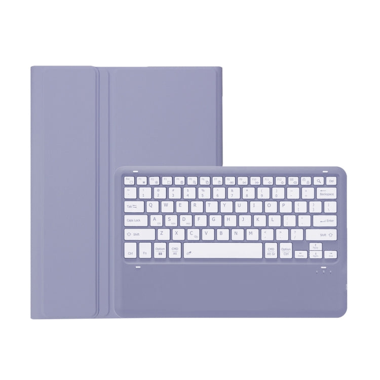 For Honor MagicPad 2 12.3 AH22 Ultra-thin Detachable Bluetooth Keyboard Leather Tablet Case(Lavender White) by buy2fix