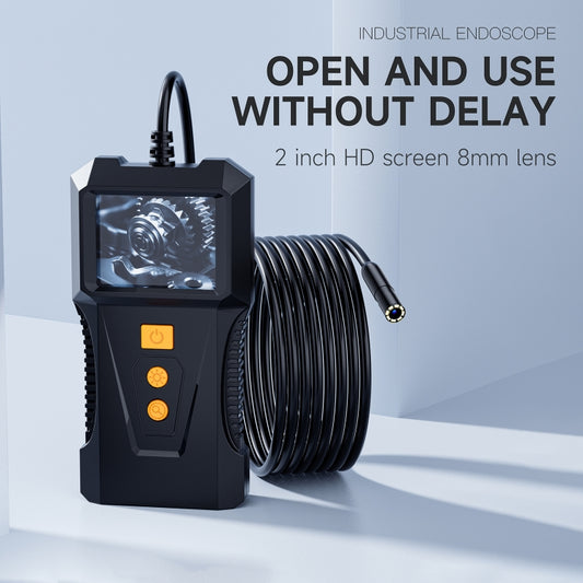 P230 8mm 2 inch Single Camera Endoscope with Screen, Length:2m by buy2fix
