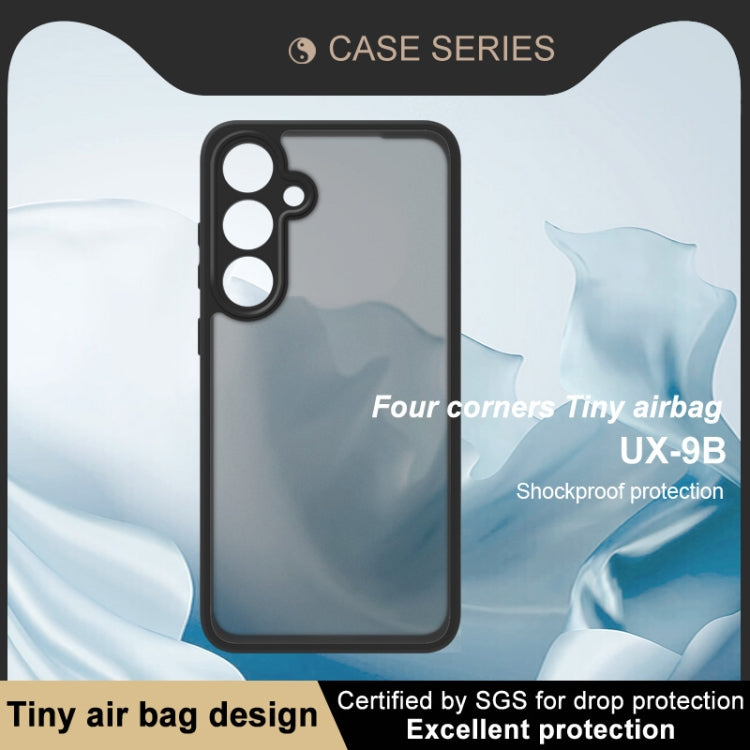 For Samsung Galaxy S24 FE 5G imak UX-9B Series Four Corners Tiny Airbag Shockproof Phone Case(Black) - Galaxy S24 FE 5G Cases by imak | Online Shopping UK | buy2fix