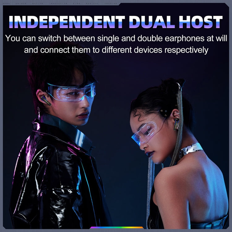 ONIKUMA T27 Dual Mode Cool Wireless Bluetooth Earphone(Black) - Bluetooth Earphone by ONIKUMA | Online Shopping UK | buy2fix