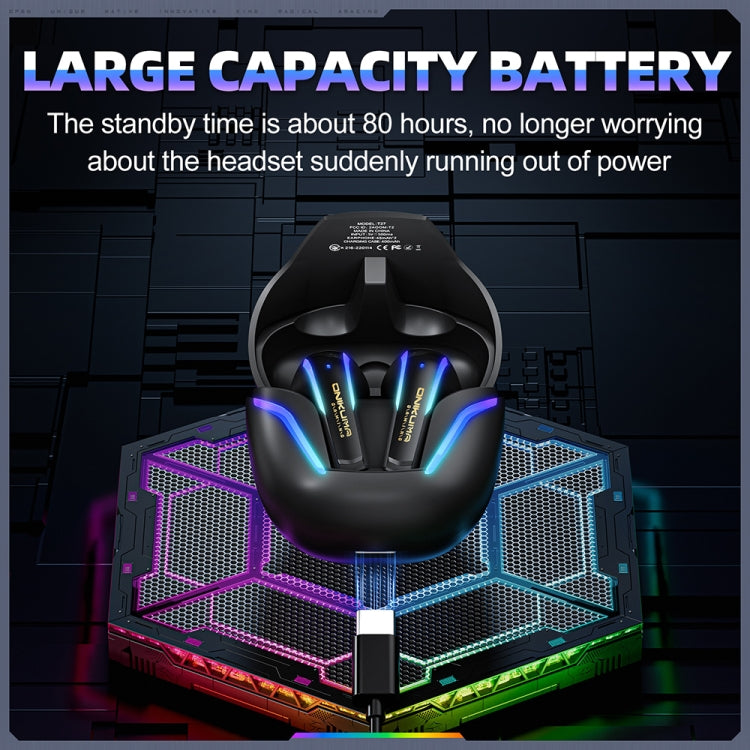 ONIKUMA T27 Dual Mode Cool Wireless Bluetooth Earphone(Black) - Bluetooth Earphone by ONIKUMA | Online Shopping UK | buy2fix