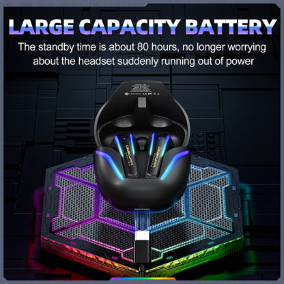 ONIKUMA T27 Dual Mode Cool Wireless Bluetooth Earphone(Black) - Bluetooth Earphone by ONIKUMA | Online Shopping UK | buy2fix