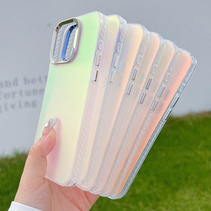 For iPhone 16 Color Plating Discoloration PC Phone Case(Silver) - iPhone 16 Cases by buy2fix | Online Shopping UK | buy2fix