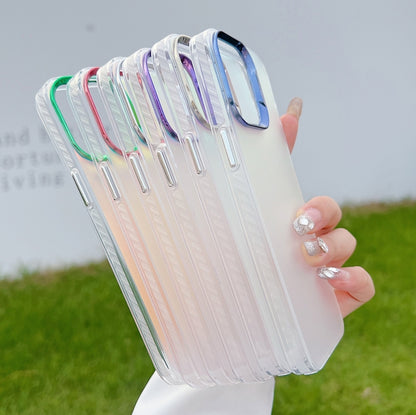 For iPhone 16 Plus Color Plating Discoloration PC Phone Case(Silver) - iPhone 16 Plus Cases by buy2fix | Online Shopping UK | buy2fix