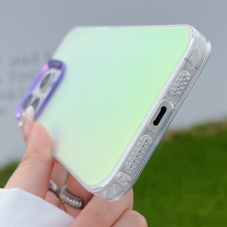 For iPhone 16 Plus Color Plating Discoloration PC Phone Case(Silver) - iPhone 16 Plus Cases by buy2fix | Online Shopping UK | buy2fix