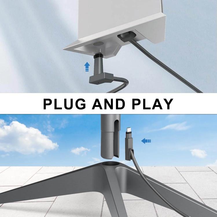 Onten SL201 CAT5E Ethernet Connection Cable for Starlink Gen2, Length:46m by Onten