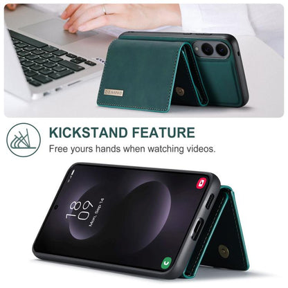 For Samsung Galaxy S25 Edge 5G DG.MING M1 Series 3-Fold Multi Card Wallet + Magnetic Phone Case(Green) - Galaxy S25 Edge 5G Cases by DG.MING | Online Shopping UK | buy2fix