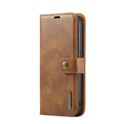 For Samsung Galaxy S25 Edge 5G DG.MING Crazy Horse Texture Detachable Magnetic Leather Case(Brown) - Galaxy S25 Edge 5G Cases by DG.MING | Online Shopping UK | buy2fix