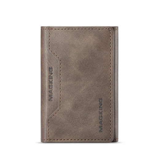 MAGKING K2 Series MagSafe RFID Card Bag(Coffee)